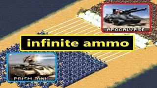 Infinite ammo - Prism Tank vs Apocalypse - Red Alert 2