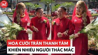 Trần Thanh Tâm khiến nhiều người tưởng tận dụng hoa cưới từ bàn gia tiên