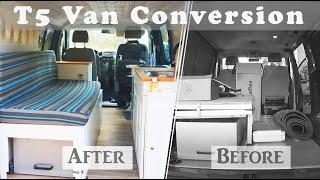 VW T5 Camper Van Conversion | Timelapse | 10 Minutes | Vanlife