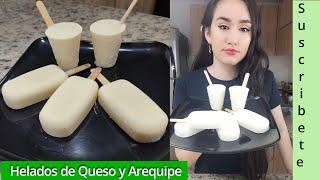 Deliciosos Helados Caseros CREMOSOS de Queso y Arequipe