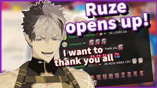 Ruze opens up with his fans, he DOES LOVE THEM!【Holostars EN | Crimzon Ruze】