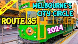 Explore Melbourne for Free | Full Tour on Iconic Tram Route 35 | Travel Australia Vlog