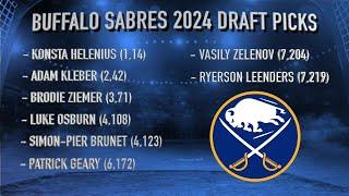 Buffalo Sabres leave a lot to be desired after 2024 NHL Draft