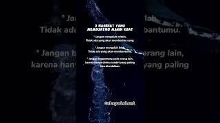 Tiga Nasehat | motivasi islami #shortvideo #islam #dakwahislam #cahayaislam #fyp