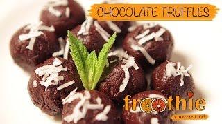 Chocolate Truffles on Getting into Raw cooking with Zane