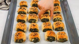 Spinach and feta pastry: easy and delicious