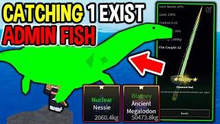 Catching RAREST 1 EXIST FISH in Roblox Fisch..