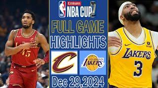 Los Angeles Lakers vs Cleveland Cavaliers FULL Highlights Dec 29,12 NBA 2024  | NBA Highlights today