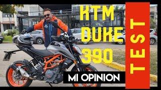 TEST KTM DUKE 390. REVIEW. Mi opinión.