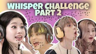 Kpop Whisper Challenge Funny Moments (ENG SUB)