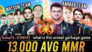 13,000 AVG MMR GAME! - TEAM WATSON vs TEAM AMMAR!