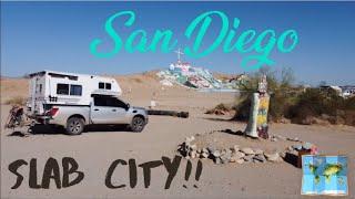 Slab city | San Diego | Truck camper | 100 Day Road Trip