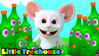 Dieci bottiglie verdi | Canzoni per bambini | Little Treehouse Italiano | Video educativi