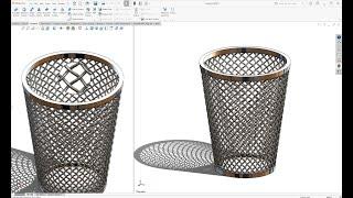 Solidworks Tutorial # 263 How to Design a Wire Mesh in Solidworks by Solidworks Easy Design