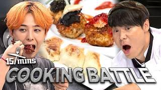 GD's Reaction to Cooking Battle Using Ingredients From His Fridge  | Chef & My Fridge