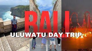 BALI VLOG | Day Trip in Uluwatu | Overpriced Menu in Jimbaran!!!