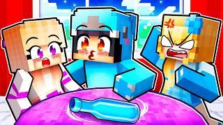 Minecraft but it's SPIN THE BOTTLE With Crazy Fan Girl!