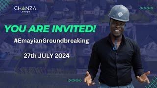 Invite to our groundbreaking Ceremony