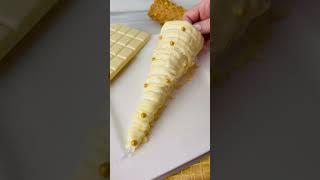 Christmas dessert  - foodiebeats diy tiktok short video - white chocolate tree