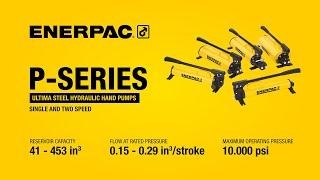 ULTIMA Steel Hydraulic Hand Pumps P-Series | Enerpac