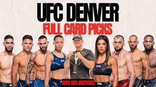 UFC Denver Namajunas vs. Cortez Full Card OFFICIAL PICKS