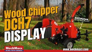 Product Display of MechMaxx Honda Hydraulic Feeding Wood Chipper DCH7