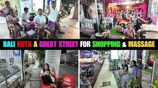 Bali Kuta Night Street Walking Tour Shopping & Massage