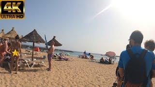 TENERIFE 4K | BEACH WALK - Playa del Camisón [Spain August 2021] ️ Playa de las Américas️