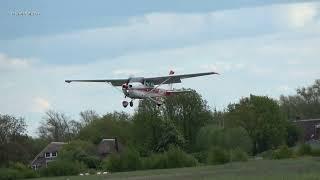 Cessna 172N Skyhawk II N202PY Gusting Wind Landing Attempt Teuge Airport 28 April 2024
