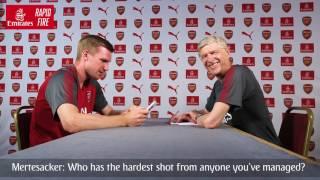 Per Mertesacker v Arsène Wenger | Emirates Airline