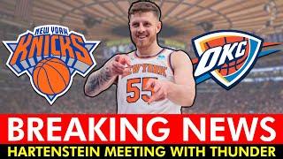  Isaiah Hartenstein MEETING With OKC Thunder In NBA Free Agency | LATEST Knicks News