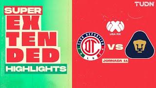 SUPER EXTENDED HIGHLIGHTS | Toluca Vs Pumas | Liga Mx -Apertura 2024 - Jornada 6 | TUDN