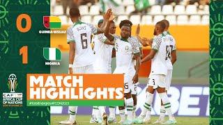 HIGHLIGHTS | Guinea-Bissau  Nigeria #TotalEnergiesAFCON2023 - MD3 Group A