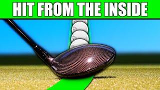 Hit From The Inside for Long Straight Drives (Simple Golf Tip)