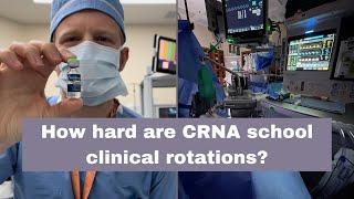 Overview of CRNA school senior year | Senior year nurse anesthesia resident