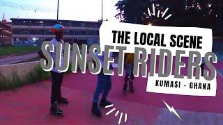 Sundown Session with the Locals - Inline Skating in Kumasi Ghana