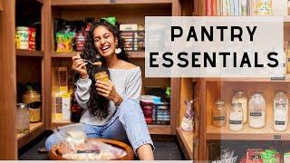 Pantry essentials + basic shopping list - VEGAN