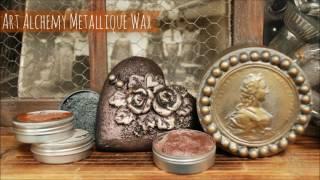 Art Alchemy Metallique Wax - tutorial by Finnabair