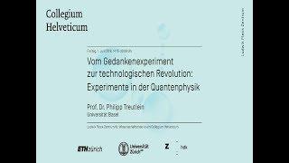 Philipp Treutlein: Vom Gedankenexperiment zur technologischen Revolution: Experimente in der …