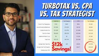 Don't use TurboTax or a CPA...hire a Tax Strategist instead. Here's why...