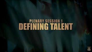 Defining Talent Plenary Session