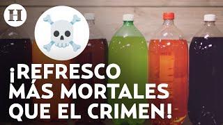 ¡No las tomes en exceso! Bebidas azucaradas causan más muertes que el crimen organizado en México