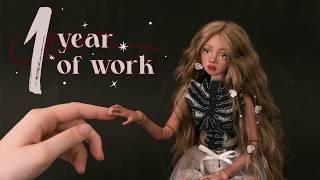 12 Months of Doll Making: Creating a Porcelain Ball-Jointed Masterpiece