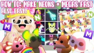 How To Make NEON and MEGA Pets FASTER In Adopt Me! (Roblox) | AstroVV