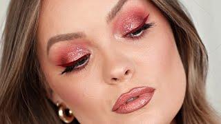 HOW TO BERRY HOLIDAY GLAM MAKEUP TUTORIAL - Hacks, Tips & Tricks for Beginners! Vlogmas Day 11