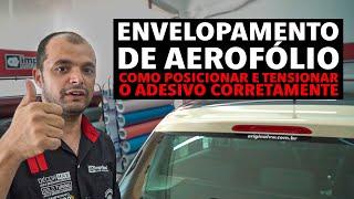 ENVELOPAMENTO DE AEROFÓLIO | Como Posicionar e Tensionar o Adesivo Corretamente