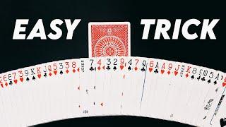 LEARN THIS EASY BEGINNER LEVEL CARD TRICK TO BLOW ANYONE'S MIND!