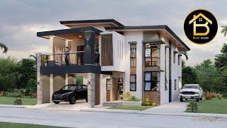 MODERN 2 Storey 4 Bedrooms RESIDENTIAL HOUSE