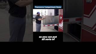 Transverse Compartment Demo | Custom Emergency Vehicles #custommade #shorts #feature