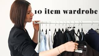 Building a mini capsule wardrobe so I ACTUALLY get wear out of my clothes (10 items, 10 outfits!)